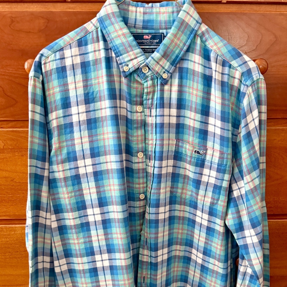 Mens Vineyard Vines L/S button down - size L